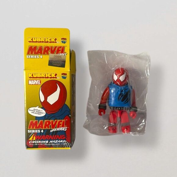 Medicom Marvel Series 4 S4 Kubrick "Scarlet Spider" 2004 - Picture 1 of 10